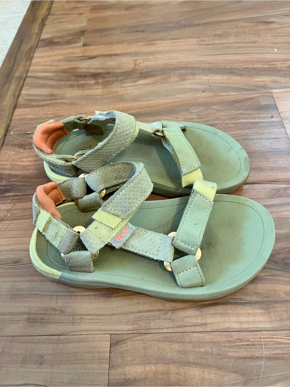 Kids Teva Green Outdoor Sport Sandals